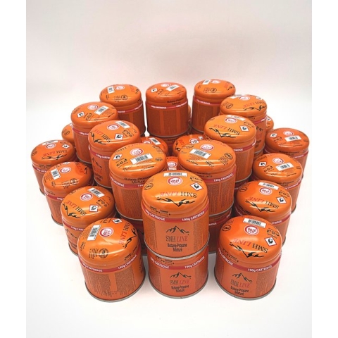 SMH LINE® Gaspatroon 190g - Prikcartouche - 36x - Incl. Gasbloksysteem