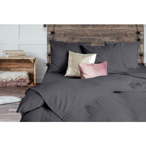 Eleganzzz Laken 180gr m2 Hoogwaardig Flanel - antraciet 160x270cm