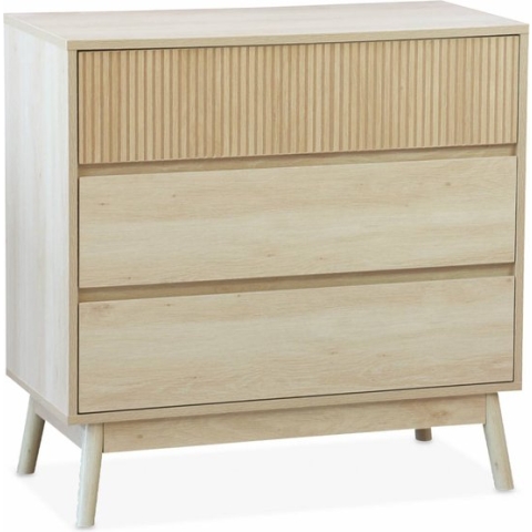 sweeek - Houten commode, 3 laden - linear