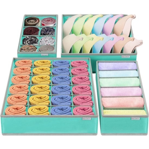 Lade Organizer – Kledingkast Organizer – Drawer organizer / kleding lade organizer - Opbergsysteem voor laden, clothes storage and organization, tidy storage of clothes