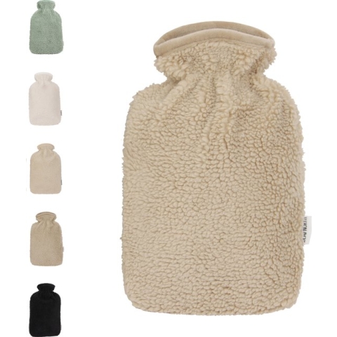 Ølav North – Kruik met Teddy hoes - Tot 6 uur warmte - Heerlijk zacht - Warmwaterkruik - 2 liter – Bruin