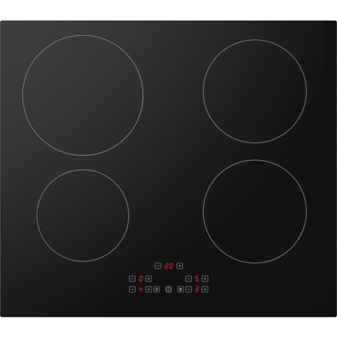 Tomado TIH6001B - Inbouw inductiekookplaat - 1 fase - 4 kookzones - Zwart