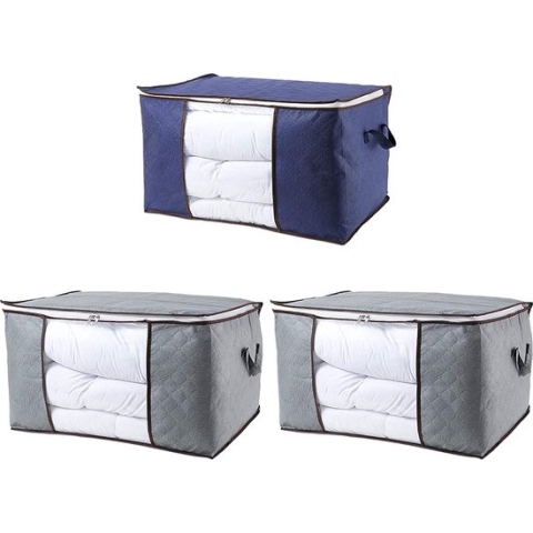 kledinghoes , Organizer Opbergtas , voor kleding, beddengoed, dekbed, dekens, Clothes Storage Bag Foldable Storage Bag