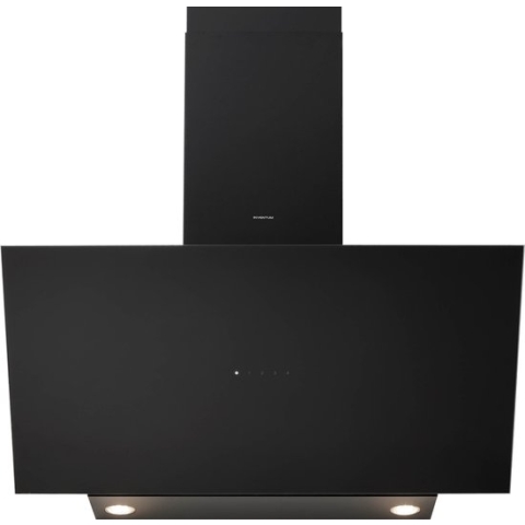 Inventum AKD8005ZWA - Schuine afzuigkap - 80 cm - 665 m³/h - 4 standen - Timer - Energieklasse B - Zwart