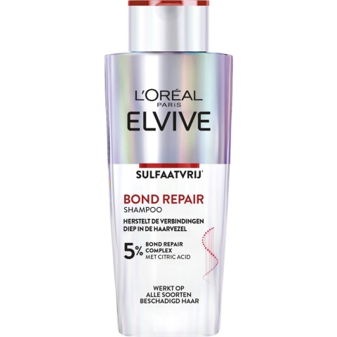 L'Oréal Paris Elvive Bond Repair Sulfaatvrije Shampoo - Beschadigd Haar - 200ml