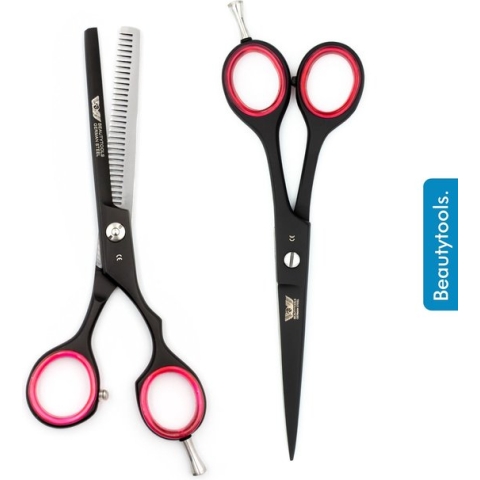 PROMO! Beautytools Set Professionele Duitse Kappersset Rechtshandig - Kappersschaar + Uitdunschaar StrongCut