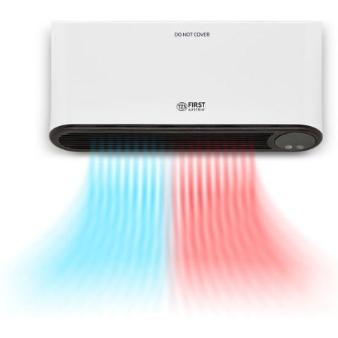 TZS First Austria 5571-9 Keramische Wandverwarming - Elektrische Kachel Ventilator - Wit