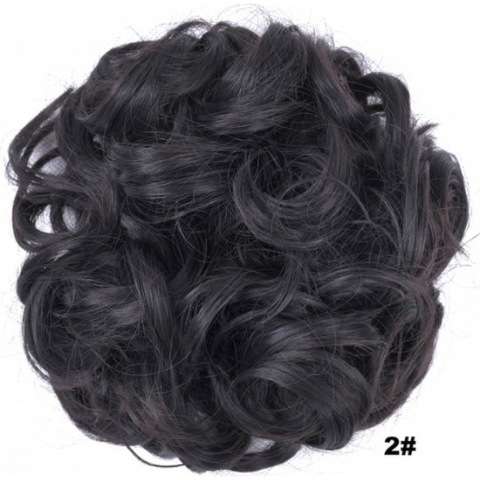 New Age Devi - Curly Haar Wrap Extension zwart |Haarstukje | hair extensions clip in | hair clip in extensions | hair extensions clip in Natural Black #2 | extensions curly | haar wrap | hairextensions | extensions | haar extensions | flip in Messy B