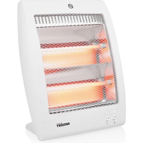 Tristar KA-5127 Elektrische Kachel - 2 standen - Laagwattage - Campingkachel 400-800 watt - Omvalbeveiliging