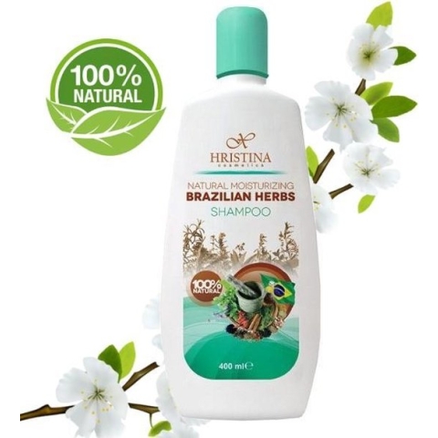 Haar Shampoo Vochtinbrengende Brazilian Kruiden 100% Natuurlijk - 400ml