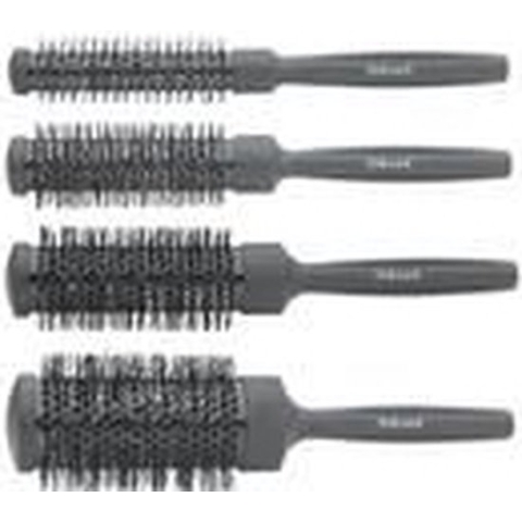 Sibel Round Kit 4 thermische borstels zwart