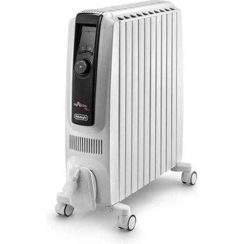 Delonghi TRDX41025E Dragon4 Olieradiator 2500W Wit/Zwart