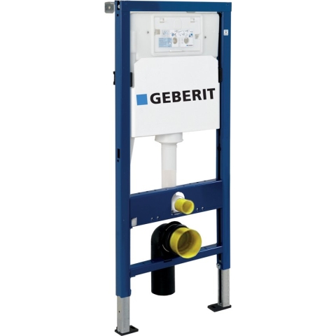 Geberit Duofix element voor hang wc H112 met Delta UP100 reservoir 12cm voor frontbediening zelfdragend