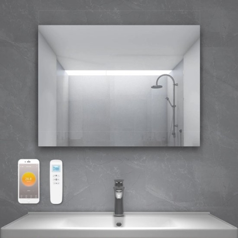 QH-GM Serie infrarood verwarming - infraroodspiegel - 60 x 60 cm - 320Watt - afstandsbediening met Wifi