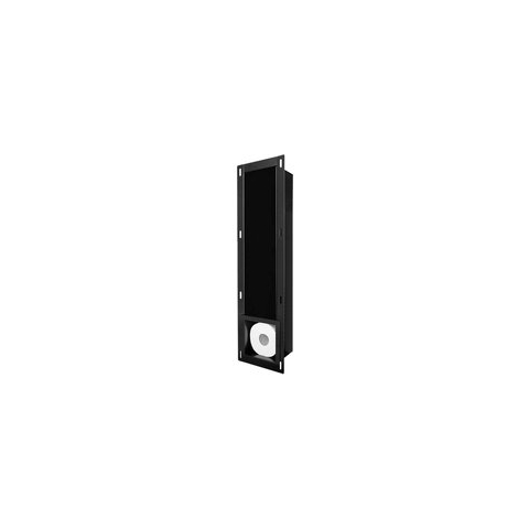 Inbouw reserve-rolhouder RVS mat zwart - WC rolhouder - Toiletrolhouder - Wc rol houder - Zwarte wc rolhouder - Inbouw toiletrolhouder - Inbouw wc rolhouder - Inbouwtoiletrolhouder