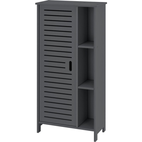 Badkamerkast Vansbro opbergkast HKC 96x48x24 donkergrijs