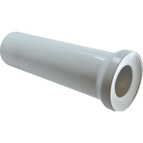 ABU Closetaansluiting Recht - 110 x 400 mm - Wit