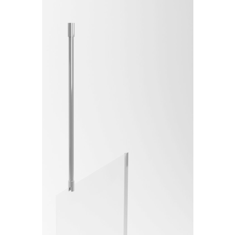 Plafondbevestigingsstang voor inloopdouchewand - stabilisatiestang 60cm op maat versnijdbaard
