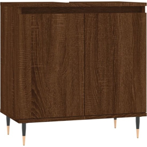 vidaXL-Badkamerkast-58x33x60-cm-bewerkt-hout-bruin-eikenkleur