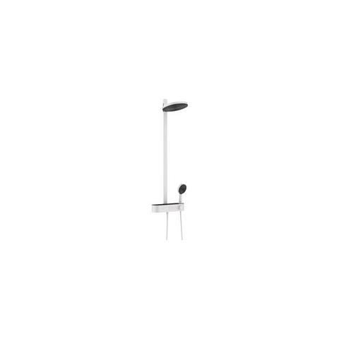 hansgrohe Pulsify S Showerpipe 2jet mt ShowerTablet Select 400 mat wit