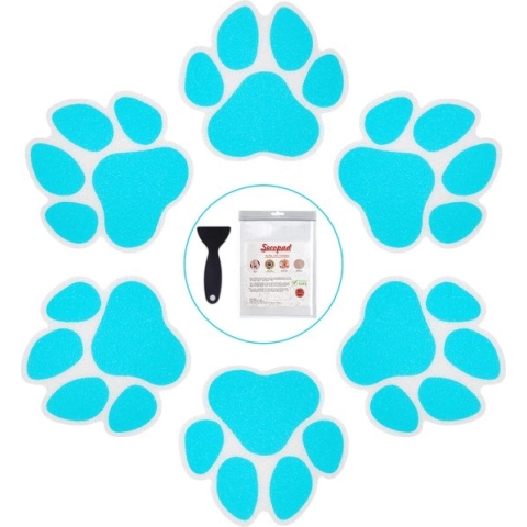 Non Slip Badkuip Stickers, 20 Grote Stuks Veiligheid Badkamer Tubs Douche Stappen Zelfklevende Stickers Schrapers (Blauw)