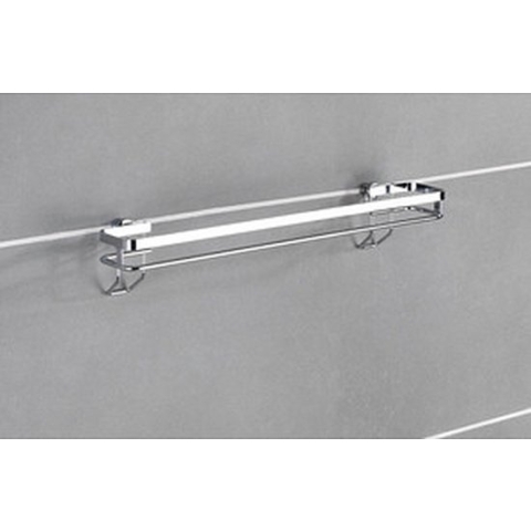 WENKO Handdoekhouder Premium zilver, 8 x 8.5 x 40 cm
