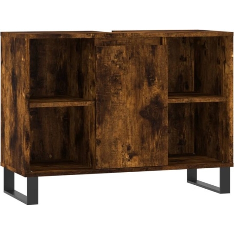 vidaXL-Badkamerkast-80x33x60-cm-bewerkt-hout-gerookt-eikenkleurig