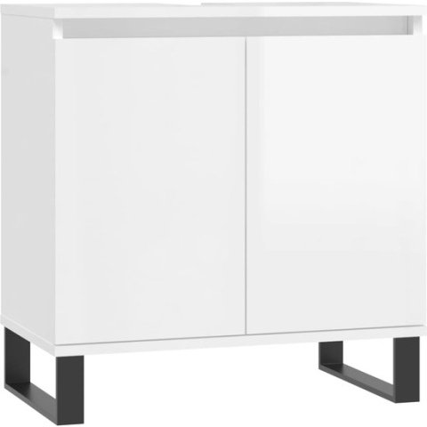 vidaXL-Badkamerkast-58x33x60-cm-bewerkt-hout-hoogglans-wit