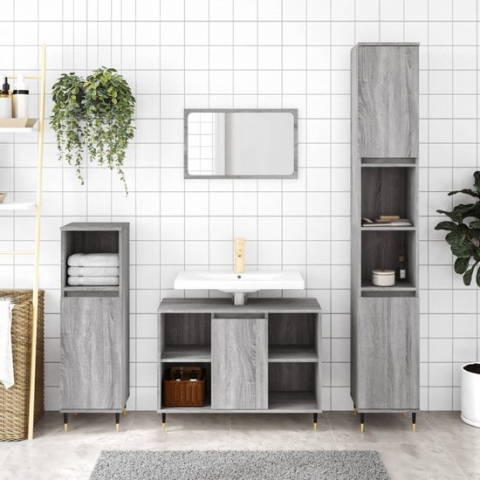vidaXL-3-delige-Badkamermeubelset-bewerkt-hout-grijs-sonoma-eikenkleur