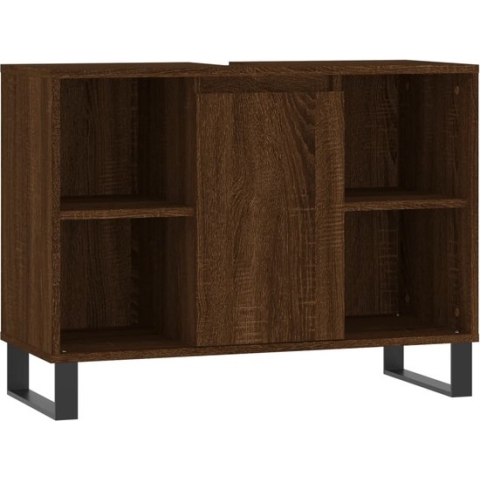 vidaXL-Badkamerkast-80x33x60-cm-bewerkt-hout-bruin-eikenkleur