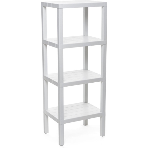 Badkamer rek wit 4 etage / handdoek rek / geheel waterbestendig