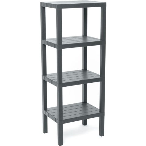 Badkamer rek grijs 4 etage / handdoek rek / geheel waterbestendig