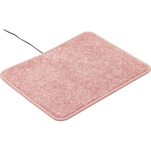 HEATEK - Energiebesparende infrarood verwarming - 50x40cm - 18W - Subtle Rose - warme voeten mat, voeten verwarming, verwarmingsmat
