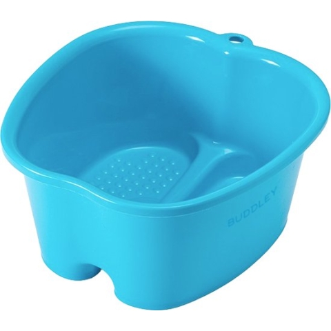 BUDDLEY® Voetenbad Blauw Voetenbaden Producten Pedicure Zwembad Voetbad Geschikt voor Voetenbadzout en Voetenbadproducten Voetbadje als Teil Kunststof Voetenbad Ontspan je voeten