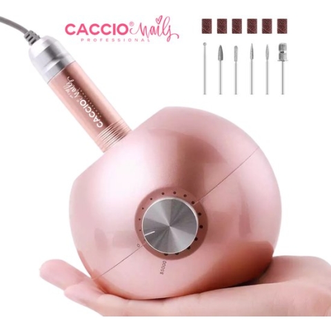 2022 Nagelfrees - NIEUW 35000 RPM Electrische Nagelvijl - Rosegoud - Acrylnagels-Gelnagels-Manicure en Pedicure Handen en Voeten-Nagels-Nail Drill Machine-Inclusief 6 bitjes-Rosegoud-6 schuurrolletjes-Nagelboormachine-Tafel manicure en pedicure