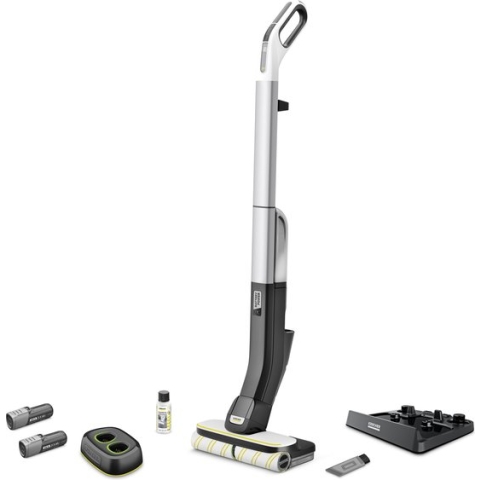 Kärcher Floor Cleaner FC 4-4 Battery Set - Draadloze Harde Vloer Reiniger - Incl. verwisselbare accu en lader - 90m² per acculading - Accuduur 30 min.