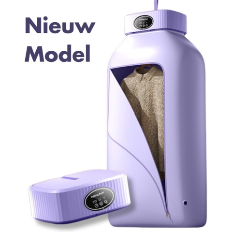 Charmy mini wasdroger - Opvouwbare droger - Camping wasdroger - Compact - 2kg Laadvermogen - 600W - Kleine droger - Studenten wasdroger - Drie Programma's