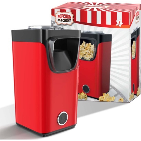 Gadgy Popcorn Machine - Hetelucht Popcornmaker - 1100 watt - met Maatschep - Popcornmakers kinderfeestje