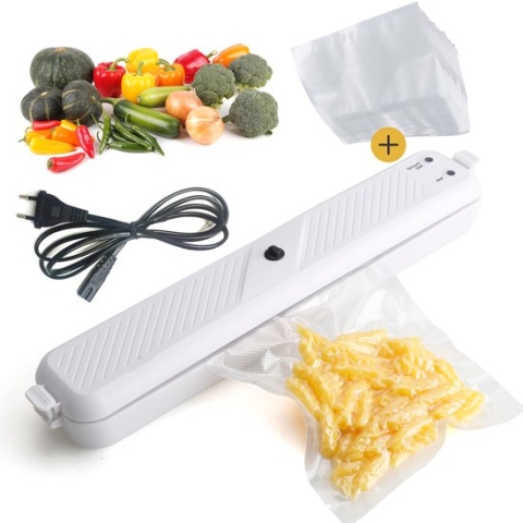 BestHome Vacumeermachine - 10 vacumeerzakken - Sealer - Vacuümmachine - Voor Alle Soorten Voedsel