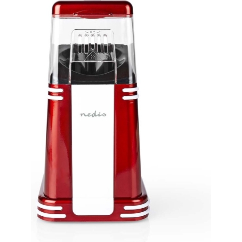 Nedis Popcornmachine - 1200 W - 2 - 4 min - Rood / Wit