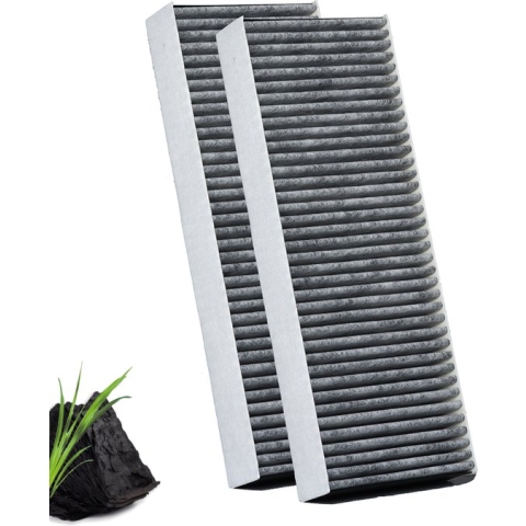 TOPS Koolstoffilter voor afzuigsysteem Bora Basic - Filter voor BAKF-001 2x - Actiefkool - 340x124x42 mm