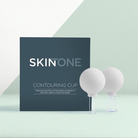 SkinTone®- Cupping Pro – Cellulite - Massage - Gezicht - Armen Benen - Gezichtsmassage Roller - Massageroller - Face lift - Facelift - Jade - Bindweefselmassage - Bindweefsel – Siliconen - Cups - Sinaasappelhuid - Vacuum Therapie - Cellulitis Lichaam