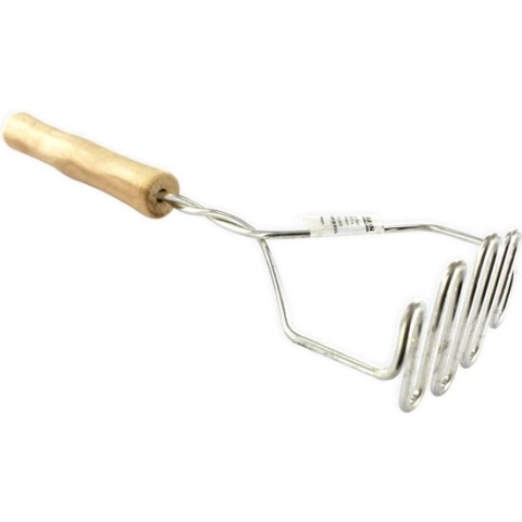 Fackelmann 'Wood Edition' handmatige aardappelstamper 29 cm
