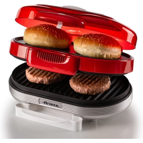 Ariete Party Time Hamburger Maker - Rood