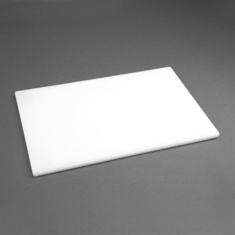 Hygiplas Antibacteriële LDPE Snijplank Wit 450x300x10mm HC860 - Horeca