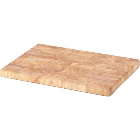 Continenta Snijplank - Rubberwood Kopshout - 30 x 21,5 x 2cm