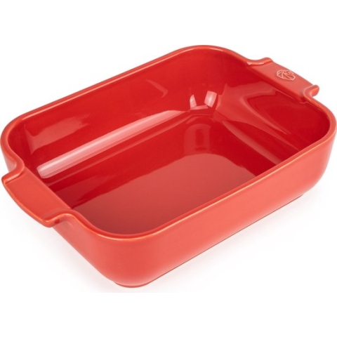Peugeot Appollia ovenschaal - rechthoekig - rood - maat S - 25 cm