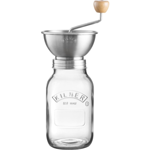 Kilner - Set van passeerzeef en glazen bokaal - 1L