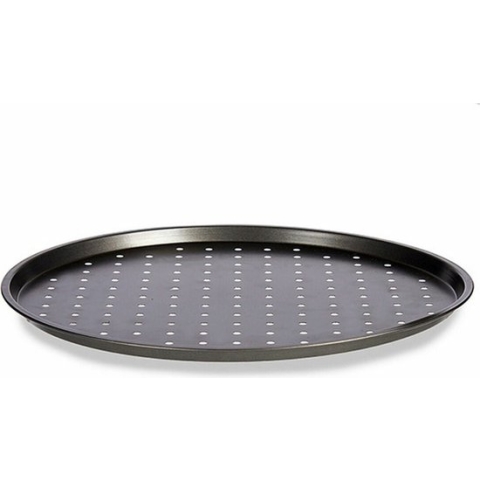 Ovenschaal Pizza Grijs Koolstofstaal 24 Stuks (33 x 1 x 33 cm)