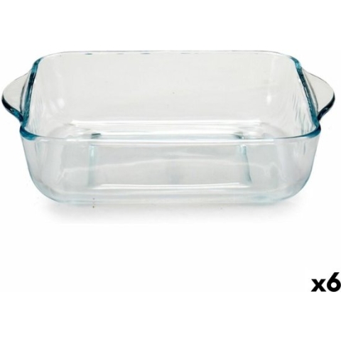 Ovenschaal Borcam Met handvatten 1,9 L 22 x 6 x 25,5 cm (6 Stuks)